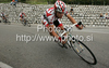 David Veilleux of Canada riding during Men U23 UCI Road cycling World Championships road race in Mendrisio, Switzerland. 179.4km long Men U23 road race was held in Mendrisio, Switzerland, on 26th of September 2009.
