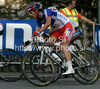 Arthur Vichot of France riding during Men U23 UCI Road cycling World Championships road race in Mendrisio, Switzerland. 179.4km long Men U23 road race was held in Mendrisio, Switzerland, on 26th of September 2009.
