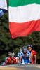 Michele Scarponi of Italy leading chase group during Men Elite UCI Road cycling World Championships road race in Mendrisio, Switzerland. 262.2km long Men Elite road race was held in Mendrisio, Switzerland, on 27th of September 2009.
