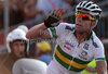 Winner Cadel Evans of Australia riding during Men Elite UCI Road cycling World Championships road race in Mendrisio, Switzerland. 262.2km long Men Elite road race was held in Mendrisio, Switzerland, on 27th of September 2009.
