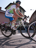 Gorazd Stangelj of Slovenia riding during Men Elite UCI Road cycling World Championships road race in Mendrisio, Switzerland. 262.2km long Men Elite road race was held in Mendrisio, Switzerland, on 27th of September 2009.
