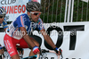 Christophe Riblon of France riding during Men Elite UCI Road cycling World Championships road race in Mendrisio, Switzerland. 262.2km long Men Elite road race was held in Mendrisio, Switzerland, on 27th of September 2009.
