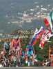 Robert Gesink of Netherlands leading chasing group during Men Elite UCI Road cycling World Championships road race in Mendrisio, Switzerland. 262.2km long Men Elite road race was held in Mendrisio, Switzerland, on 27th of September 2009.
