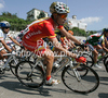 Samuel Sanchez Gonzalez of Spain riding during Men Elite UCI Road cycling World Championships road race in Mendrisio, Switzerland. 262.2km long Men Elite road race was held in Mendrisio, Switzerland, on 27th of September 2009.
