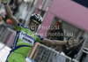 Winner of the stage Vincenzo Nibali of Italy (Liquigas Doimo) finishing the 14th stage of Giro d Italia from Ferrara to Asolo. The stage was 205 km long. The 14th stage of Giro d Italia 2010 from Ferrara to Asolo was held on Saturday, 22nd of May 2010 in Italy.
