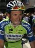 Ivan Basso of Italy (Liquigas Doimo) before the start of the 15th stage of Giro d Italia from Mestre to Monte Zoncolan. The stage was 222 km long. The 15th stage of Giro d Italia 2010 from Mestre to Monte Zoncolan was held on Sunday, 23rd of May 2010 in Italy.
