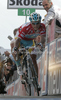 Fifth placed Alexandre Vinokourov of Kazakhstan (Astana) finishing the 15th stage of Giro d Italia from Mestre to Monte Zoncolan. The stage was 222 km long. The 15th stage of Giro d Italia 2010 from Mestre to Monte Zoncolan was held on Sunday, 23rd of May 2010 in Italy.
