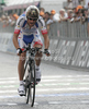 Michele Scarponi of Italy (Androni Giocattoli - Diquigiova) riding during the individual time trial of the final 21st stage of Giro dItalia at Verona. The individual time trial was 15 km long. The final 21st stage of Giro dItalia 2010 at Verona was held on Sunday, 30th of May 2010 in Italy.
