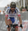 Michele Scarponi of Italy (Androni Giocattoli - Diquigiova) riding during the individual time trial of the final 21st stage of Giro dItalia at Verona. The individual time trial was 15 km long. The final 21st stage of Giro dItalia 2010 at Verona was held on Sunday, 30th of May 2010 in Italy.

