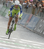 Vincenzo Nibali of Italy (Liquigas Doimo) riding during the individual time trial of the final 21st stage of Giro dItalia at Verona. The individual time trial was 15 km long. The final 21st stage of Giro dItalia 2010 at Verona was held on Sunday, 30th of May 2010 in Italy.
