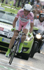 Ivan Basso of Italy (Liquigas Doimo) riding during the individual time trial of the final 21st stage of Giro dItalia at Verona. The individual time trial was 15 km long. The final 21st stage of Giro dItalia 2010 at Verona was held on Sunday, 30th of May 2010 in Italy.
