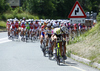 Riders of ISD-Neri leading peloton during first stage of Tour de Slovenie 2010. First stage of 17th Tour de Slovenie 2010 in length of 173km was leading cyclists from Koper, Slovenia, to Medvode, Slovenia. First stage was held on Thursday, 17th of June 2010.
