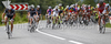 Riders of Team Saxo Bank during second stage of Tour de Slovenie 2010. Second stage of 18th Tour de Slovenie 2010 in length of 166km was leading cyclists from Ljubljana, Slovenia, to Villach, Austria. First stage was held on Friday, 18th of June 2010.
