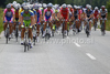 Liquigas-Doimo team leading peloton during third stage of Tour de Slovenie 2010. Third stage of 17th Tour de Slovenie 2010 in length of 171km was leading cyclists from Bled, Slovenia, to Krvavec, Slovenia. Third stage was held on Saturday, 19th of June 2010.
