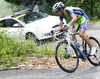 Vincenzo Nibali of Liquigas-Doimo in last kilometers of climb to Krvavec during third stage of Tour de Slovenie 2010. Third stage of 17th Tour de Slovenie 2010 in length of 171km was leading cyclists from Bled, Slovenia, to Krvavec, Slovenia. Third stage was held on Saturday, 19th of June 2010.
