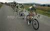 Riders of Liquigas-Doimo during fourth and last stage of Tour de Slovenie 2010. Fourth stage of 17th Tour de Slovenie 2010 in length of 157km was leading cyclists from Brezice, Slovenia, to Novo Mesto, Slovenia. Fourth stage was held on Sunday, 20th of June 2010.
