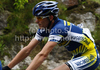 Borut Bozic of Vacansoleil Pro Cycling Team during fourh and last stage of Tour de Slovenie 2010. Fourth stage of 17th Tour de Slovenie 2010 in length of 157km was leading cyclists from Brezice, Slovenia, to Novo Mesto, Slovenia. Fourth stage was held on Sunday, 20th of June 2010.

