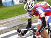 Tomaz Nose of Adria Mobil during fourh and last stage of Tour de Slovenie 2010. Fourth stage of 17th Tour de Slovenie 2010 in length of 157km was leading cyclists from Brezice, Slovenia, to Novo Mesto, Slovenia. Fourth stage was held on Sunday, 20th of June 2010.
