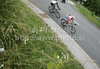 Massimo Demarin of Loborika (R) and Joseph Stijn of Topsport Vlaanderen (L) during their escape in fourth and last stage of Tour de Slovenie 2010. Fourth stage of 17th Tour de Slovenie 2010 in length of 157km was leading cyclists from Brezice, Slovenia, to Novo Mesto, Slovenia. Fourth stage was held on Sunday, 20th of June 2010.
