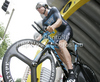 Geraint Thomas of Great Britain (Sky Professional Cycling Team) during the prologue of the 97th Tour de France in Rotterdam. The stage was 8,9 km long. The prologue of 97th of Tour de France 2010 in Rotterdam was held on Saturday, 2nd of July 2010 in Rotterdam, Netherlands.
