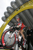 Janez Brajkovic of Slovenia (Team Radioshack) during the prologue of the 97th Tour de France in Rotterdam. The stage was 8,9 km long. The prologue of 97th of Tour de France 2010 in Rotterdam was held on Saturday, 2nd of July 2010 in Rotterdam, Netherlands.

