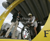 Fabian Cancellara of Switzerland (Team Saxo Bank) during the prologue of the 97th Tour de France in Rotterdam. The stage was 8,9 km long. The prologue of 97th of Tour de France 2010 in Rotterdam was held on Saturday, 2nd of July 2010 in Rotterdam, Netherlands.
