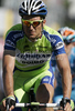 Ivan Basso of Italy (Liquigas - Doimo) finishing the first stage of the 97th Tour de France from Rotterdam (Netherlands) to Bruxelles (Belgium). The stage was 223,5 km long. The first stage of 97th of Tour de France 2010 from Rotterdam to Bruxelles was held on Sunday, 4th of July 2010 in Netherlands and Belgium.
