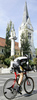 Geert Steurs of Belgium (Team Topsport Vlaanderen-Mercator) riding during the first stage of Tour de Slovenie 2011. The first stage / prologue was 6,6 km long and it was held on Thursday, 16th of June, 2011 in Ljubljana, Slovenia.
