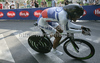 Gregor Gazvoda of Slovenia (Team Perutnina Ptuj) riding during the first stage of Tour de Slovenie 2011. The first stage / prologue was 6,6 km long and it was held on Thursday, 16th of June, 2011 in Ljubljana, Slovenia.
