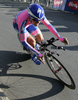 Vitaly Buts of Ukraine (Team Lampre Ð Isd) riding during the first stage of Tour de Slovenie 2011. The first stage / prologue was 6,6 km long and it was held on Thursday, 16th of June, 2011 in Ljubljana, Slovenia.
