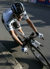 Mateo Tosatto of Italy (Team Saxo Bank Ð Sungard) riding during the first stage of Tour de Slovenie 2011. The first stage / prologue was 6,6 km long and it was held on Thursday, 16th of June, 2011 in Ljubljana, Slovenia.

