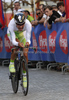 Robert Vrecer of Slovenia (Team Perutnina Ptuj) riding during the first stage of Tour de Slovenie 2011. The first stage / prologue was 6,6 km long and it was held on Thursday, 16th of June, 2011 in Ljubljana, Slovenia.
