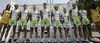 Team Liquigas-Cannondale before the start of the second stage of Tour de Slovenie 2011. The second stage from Koper to Nova Gorica was 189,6 km long and it was held on Friday, 17th of June, 2011 in Slovenia.
