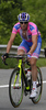 Alessandro Petacchi of Italy (Team Lampre - ISD) riding during the second stage of Tour de Slovenie 2011. The second stage from Koper to Nova Gorica was 189,6 km long and it was held on Friday, 17th of June, 2011 in Slovenia.

