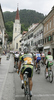 Cyclists riding during the third stage of Tour de Slovenie 2011. The third stage from Trzic to Golte was 170,6 km long and it was held on Saturday, 18th of June, 2011 in Slovenia.
