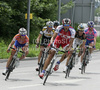 Runaway group riding during the third stage of Tour de Slovenie 2011. The third stage from Trzic to Golte was 170,6 km long and it was held on Saturday, 18th of June, 2011 in Slovenia.
