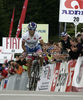 Winner Diego Ulissi of Italy (Team Lampre - ISD) riding during the third stage of Tour de Slovenie 2011. The third stage from Trzic to Golte was 170,6 km long and it was held on Saturday, 18th of June, 2011 in Slovenia.
