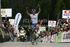 Winner Diego Ulissi of Italy (Team Lampre - ISD) riding during the third stage of Tour de Slovenie 2011. The third stage from Trzic to Golte was 170,6 km long and it was held on Saturday, 18th of June, 2011 in Slovenia.
