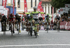 Winner Andrea Guardini of Italy (Team Farnese Vini-Neri Sottoli) riding during the fourth stage of Tour de Slovenie 2011. The fourth stage from Ptuj to Novo mesto was 181 km long and it was held on Sunday, 19th of June, 2011 in Slovenia.
