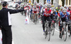 Matej Mugerli of Slovenia (Team Adria Mobil) is riding at cycling race of the 15th Grand prix Sencur 2013. Cycling race of 15th Grand prix Sencur was held on Sunday, 7th of April, 2013 in Sencur, Slovenija
