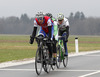 Radoslav Rogina of Croatia (Team Adria Mobil) is riding at cycling race of the 15th Grand prix Sencur 2013. Cycling race of 15th Grand prix Sencur was held on Sunday, 7th of April, 2013 in Sencur, Slovenija
