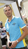 Astana Pro Team sports director Gorazd Stangelj of Slovenia at the start of the stage 11 of the Giro di Italia 2013 from Tarvisio to Vajont (Erto e Casso). The stage 11 from Tarvisio to Vajont (Erto e Casso) was 182 km long and it was held on Wednesday, 15th of May 2013 in Italy.
