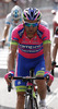 Michele Scarponi of Italy (Team Lampre Merida) finishing the stage 11 of the Giro di Italia 2013 from Tarvisio to Vajont (Erto e Casso). The stage 11 from Tarvisio to Vajont (Erto e Casso) was 182 km long and it was held on Wednesday, 15th of May 2013 in Italy.
