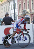 Artem Ovechkin of Russia (Team RusVelo) cycling during the individual time trial at the the first stage of Tour de Slovenie 2013. The first stage in Ljubljana centre was 8,8 km long and it was held on Thursday, 13th of June, 2013 in Ljubljana, Slovenia.
