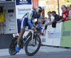 Brett Lancaster of Australia (Team Orica - GreenEDGE) cycling during the individual time trial at the the first stage of Tour de Slovenie 2013. The first stage in Ljubljana centre was 8,8 km long and it was held on Thursday, 13th of June, 2013 in Ljubljana, Slovenia.
