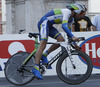 Brett Lancaster of Australia (Team Orica - GreenEDGE) cycling during the individual time trial at the the first stage of Tour de Slovenie 2013. The first stage in Ljubljana centre was 8,8 km long and it was held on Thursday, 13th of June, 2013 in Ljubljana, Slovenia.
