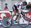Jure Golcer of Slovenia (Tirol Cycling Team) cycling during the individual time trial at the the first stage of Tour de Slovenie 2013. The first stage in Ljubljana centre was 8,8 km long and it was held on Thursday, 13th of June, 2013 in Ljubljana, Slovenia.
