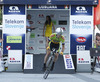 Tadej Valjavec of Slovenia (Team Sava Kranj) cycling during the individual time trial at the the first stage of Tour de Slovenie 2013. The first stage in Ljubljana centre was 8,8 km long and it was held on Thursday, 13th of June, 2013 in Ljubljana, Slovenia.
