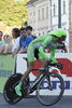 Stefano Pirazzi of Italy (Team Bardiani Valvole - CSF Inox) cycling during the individual time trial at the the first stage of Tour de Slovenie 2013. The first stage in Ljubljana centre was 8,8 km long and it was held on Thursday, 13th of June, 2013 in Ljubljana, Slovenia.
