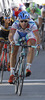Winner Fabio Felline of Italy (Team Androni â€“ Giocattoli) finishing the second stage of Tour de Slovenie 2013. The second stage from Kocevje to Visnja Gora was 171,3 km long and it was held on Friday, 14th of June, 2013 in Slovenia.
